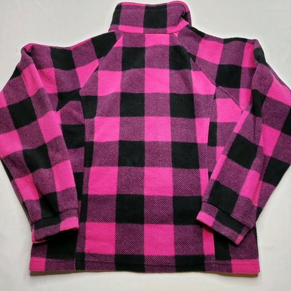 Columbia Fleece Full Zippered Jacket Sz 14/16 - Picture 7 of 7